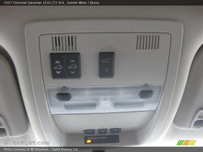 Controls of 2007 Suburban 1500 LTZ 4x4