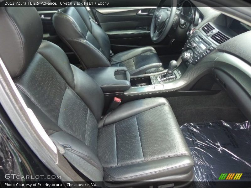 Crystal Black Pearl / Ebony 2012 Acura TL 3.5 Advance