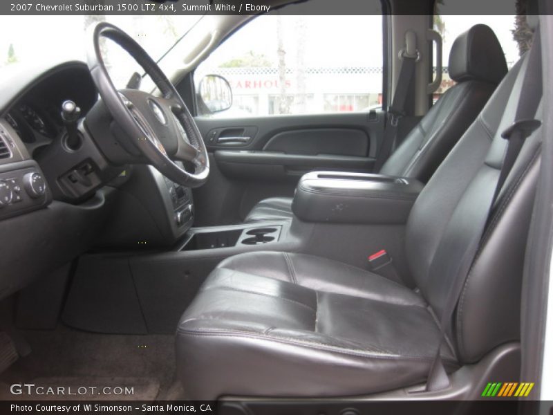 Summit White / Ebony 2007 Chevrolet Suburban 1500 LTZ 4x4