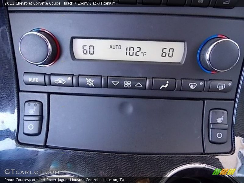 Black / Ebony Black/Titanium 2011 Chevrolet Corvette Coupe