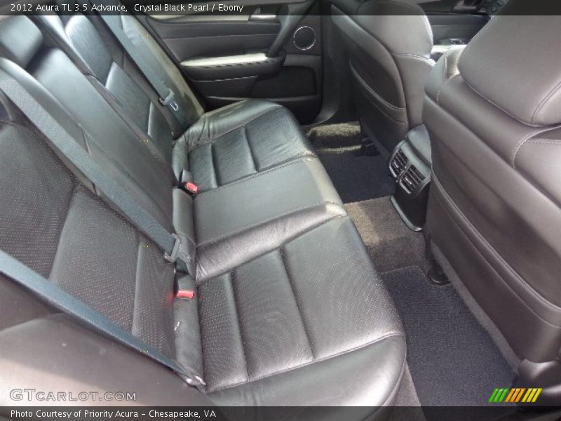 Crystal Black Pearl / Ebony 2012 Acura TL 3.5 Advance