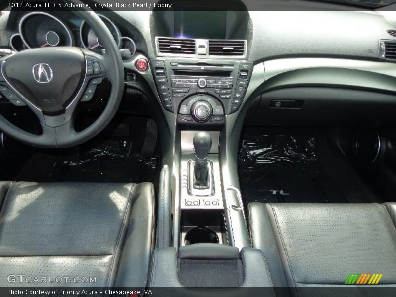Crystal Black Pearl / Ebony 2012 Acura TL 3.5 Advance