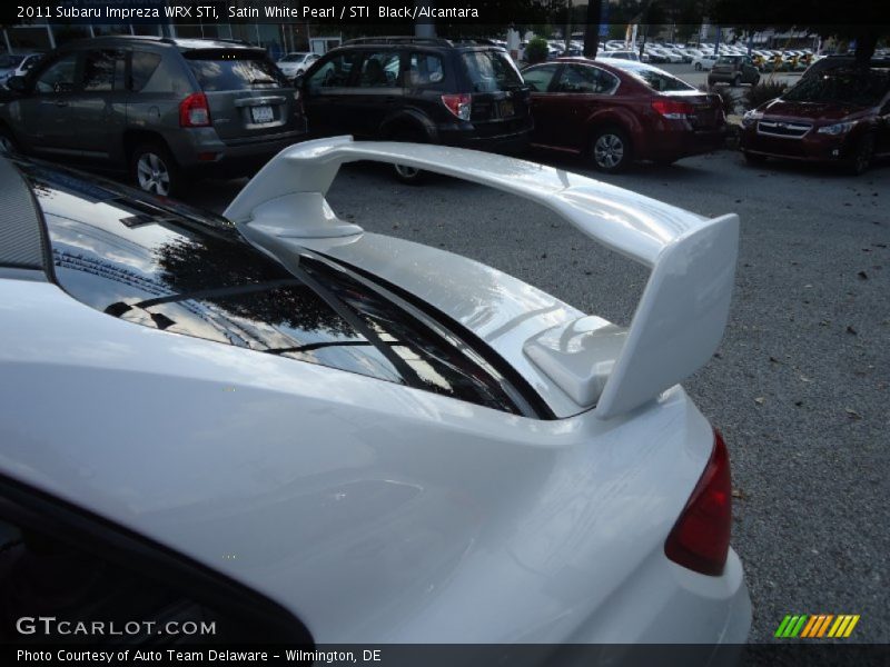 Satin White Pearl / STI  Black/Alcantara 2011 Subaru Impreza WRX STi
