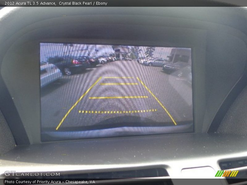 Crystal Black Pearl / Ebony 2012 Acura TL 3.5 Advance