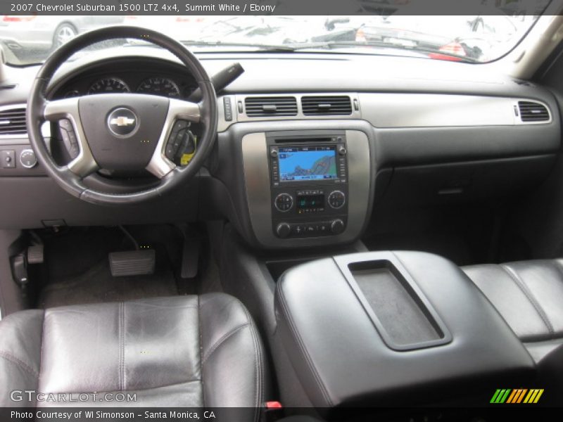 Summit White / Ebony 2007 Chevrolet Suburban 1500 LTZ 4x4