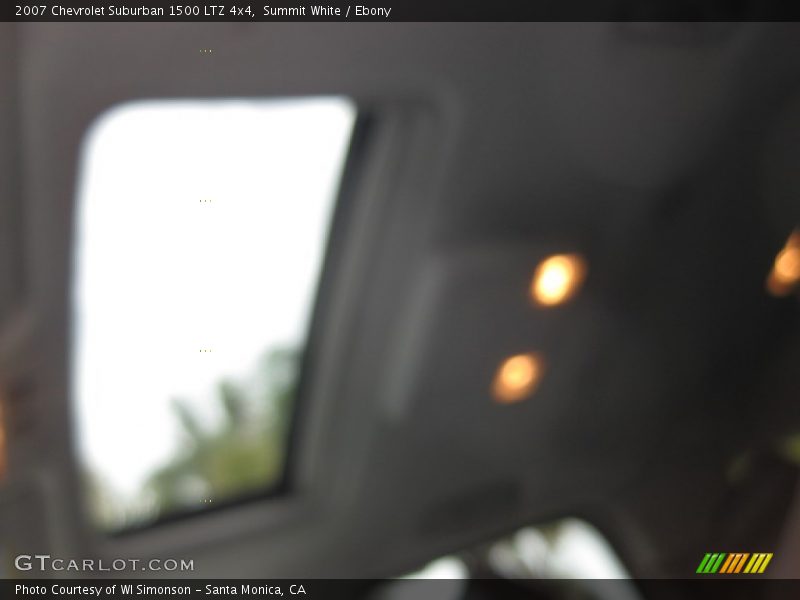 Summit White / Ebony 2007 Chevrolet Suburban 1500 LTZ 4x4