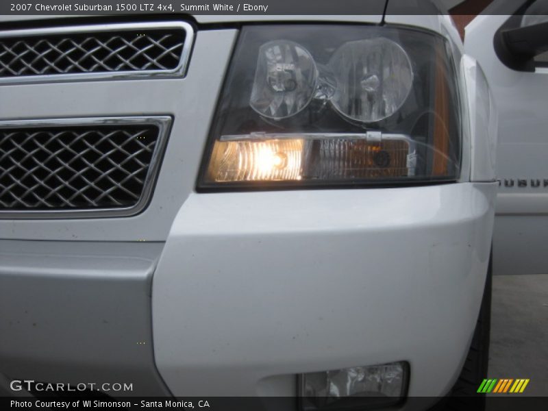 Summit White / Ebony 2007 Chevrolet Suburban 1500 LTZ 4x4