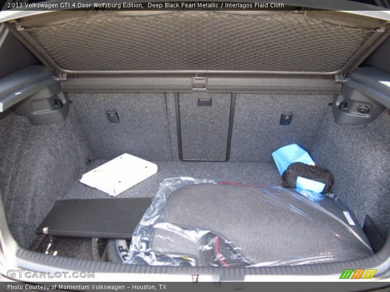 Deep Black Pearl Metallic / Interlagos Plaid Cloth 2013 Volkswagen GTI 4 Door Wolfsburg Edition