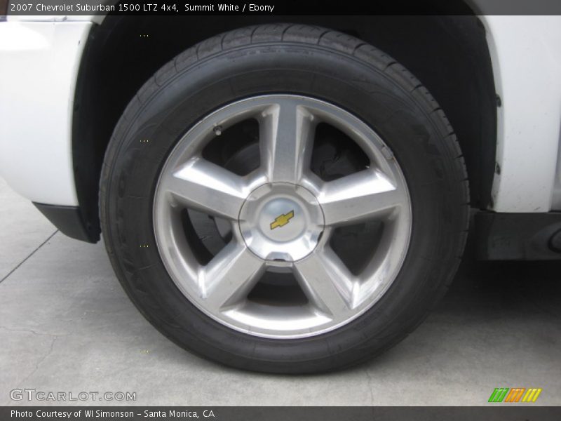 Summit White / Ebony 2007 Chevrolet Suburban 1500 LTZ 4x4