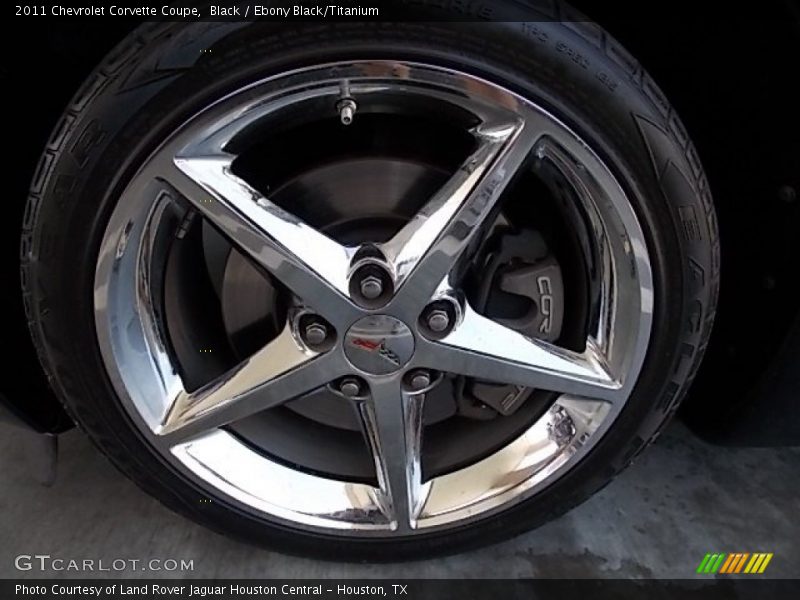 Black / Ebony Black/Titanium 2011 Chevrolet Corvette Coupe