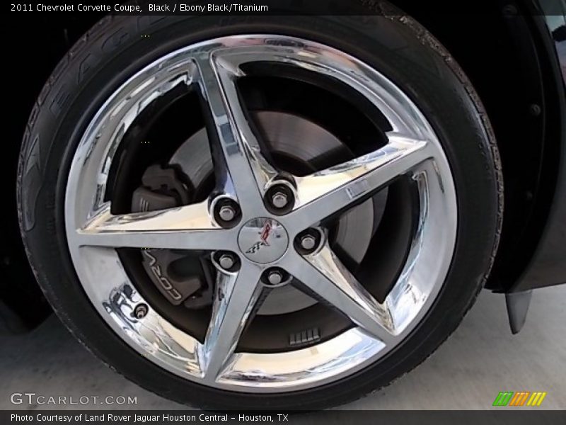 Black / Ebony Black/Titanium 2011 Chevrolet Corvette Coupe