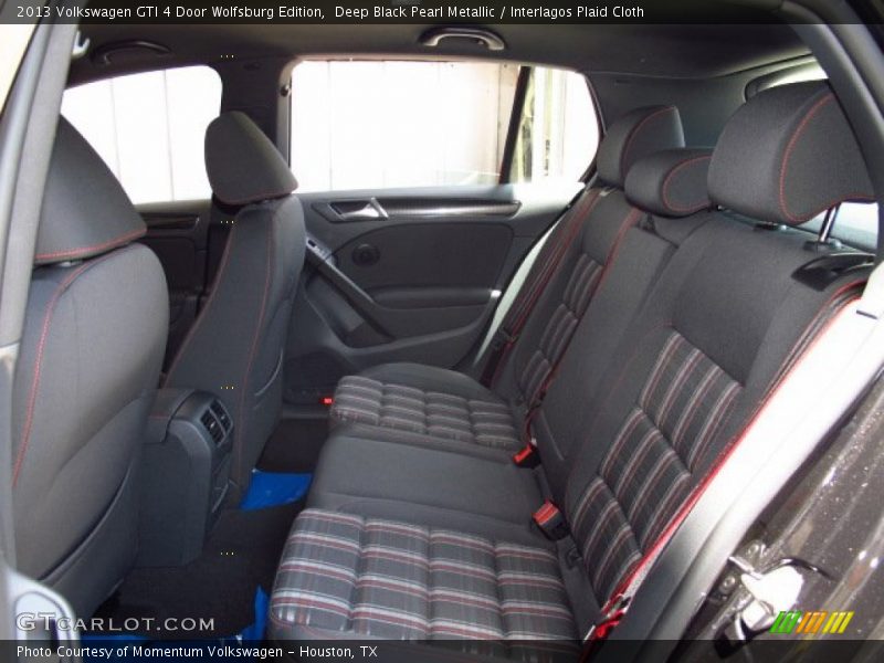 Deep Black Pearl Metallic / Interlagos Plaid Cloth 2013 Volkswagen GTI 4 Door Wolfsburg Edition