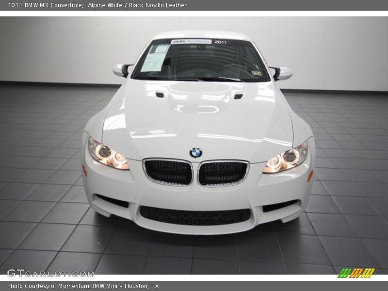 Alpine White / Black Novillo Leather 2011 BMW M3 Convertible