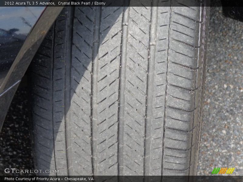 Crystal Black Pearl / Ebony 2012 Acura TL 3.5 Advance