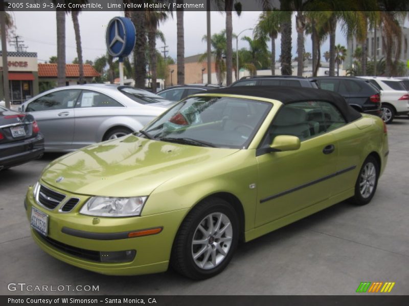 Front 3/4 View of 2005 9-3 Arc Convertible