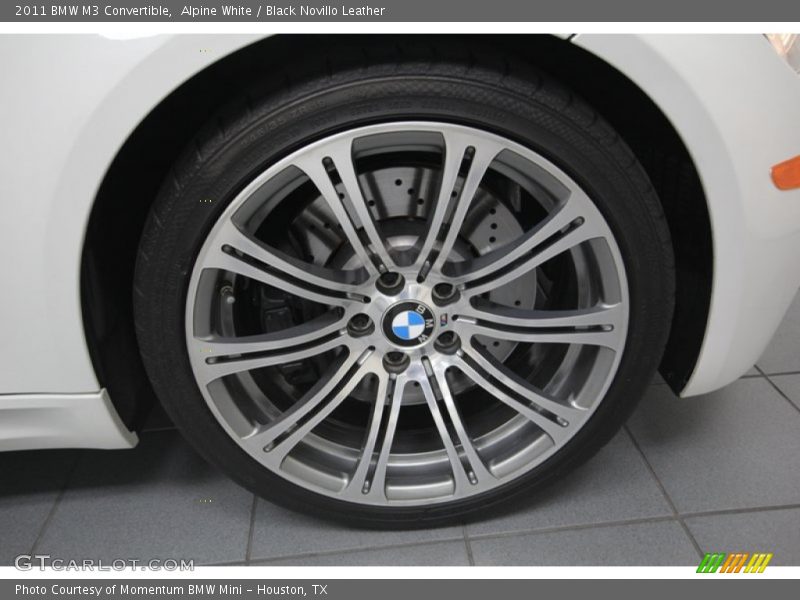 Alpine White / Black Novillo Leather 2011 BMW M3 Convertible