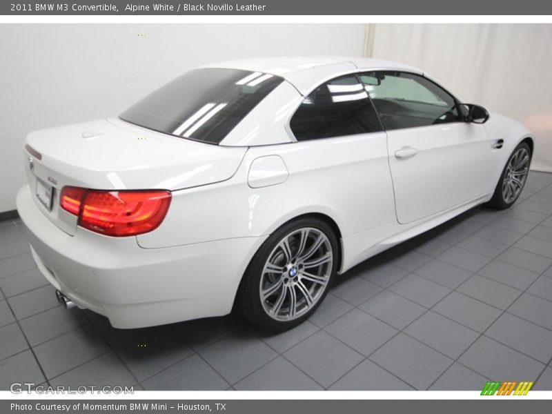 Alpine White / Black Novillo Leather 2011 BMW M3 Convertible