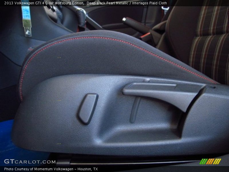 Deep Black Pearl Metallic / Interlagos Plaid Cloth 2013 Volkswagen GTI 4 Door Wolfsburg Edition