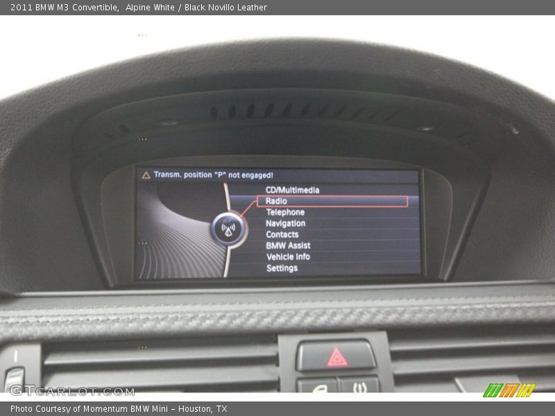 Alpine White / Black Novillo Leather 2011 BMW M3 Convertible