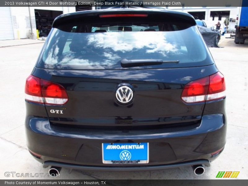 Deep Black Pearl Metallic / Interlagos Plaid Cloth 2013 Volkswagen GTI 4 Door Wolfsburg Edition