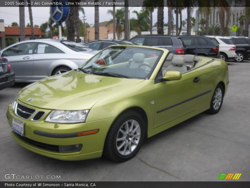 Front 3/4 View of 2005 9-3 Arc Convertible