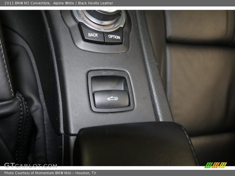 Alpine White / Black Novillo Leather 2011 BMW M3 Convertible