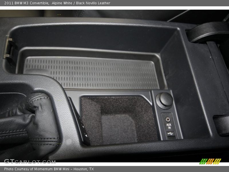 Alpine White / Black Novillo Leather 2011 BMW M3 Convertible