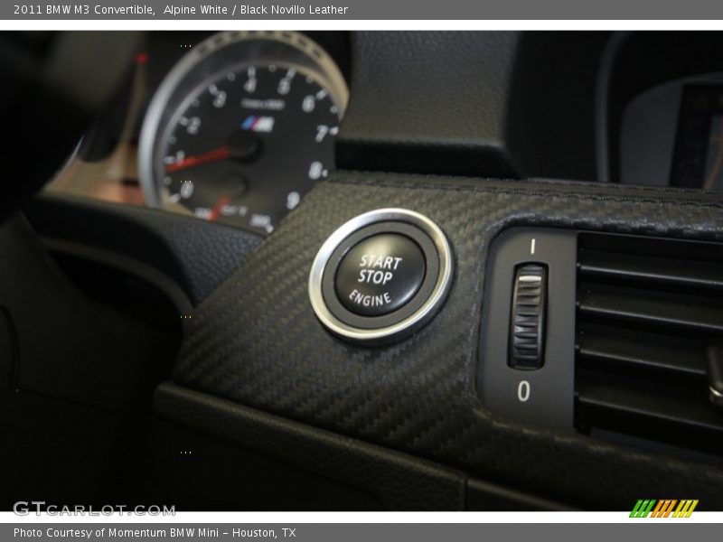 Alpine White / Black Novillo Leather 2011 BMW M3 Convertible