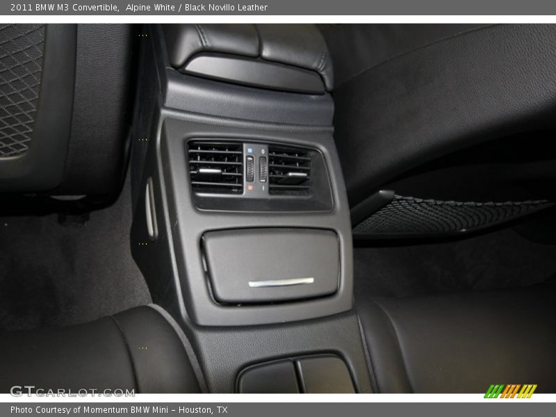 Alpine White / Black Novillo Leather 2011 BMW M3 Convertible