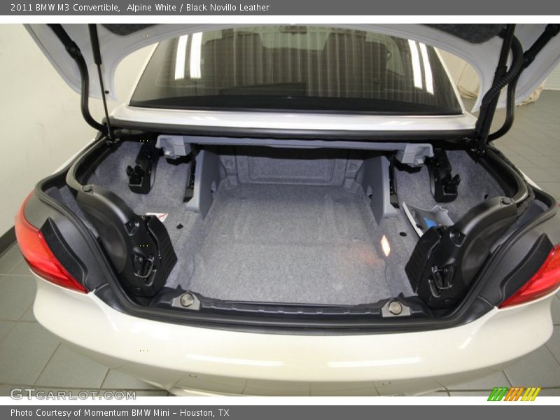 Alpine White / Black Novillo Leather 2011 BMW M3 Convertible