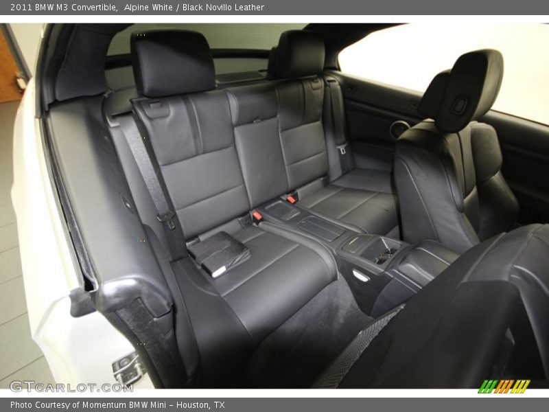 Alpine White / Black Novillo Leather 2011 BMW M3 Convertible