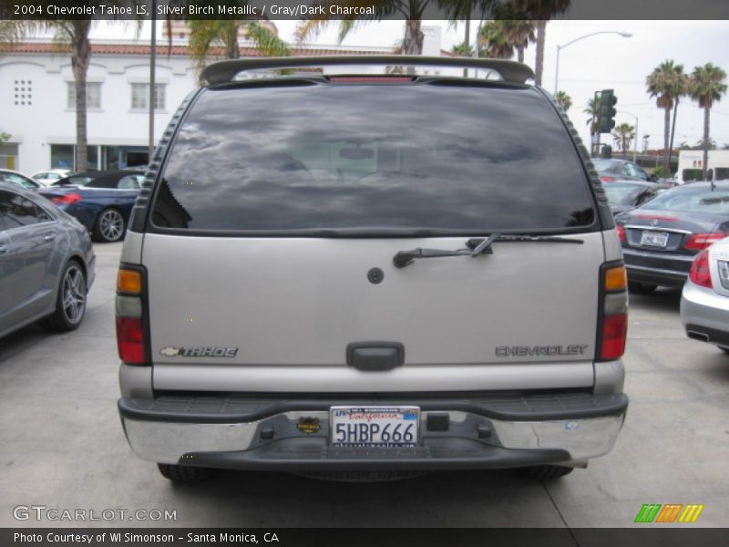 Silver Birch Metallic / Gray/Dark Charcoal 2004 Chevrolet Tahoe LS