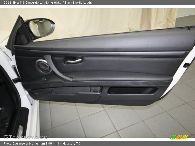 Alpine White / Black Novillo Leather 2011 BMW M3 Convertible