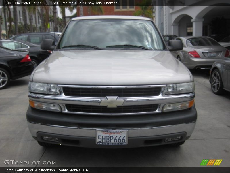 Silver Birch Metallic / Gray/Dark Charcoal 2004 Chevrolet Tahoe LS
