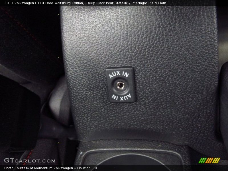 Deep Black Pearl Metallic / Interlagos Plaid Cloth 2013 Volkswagen GTI 4 Door Wolfsburg Edition