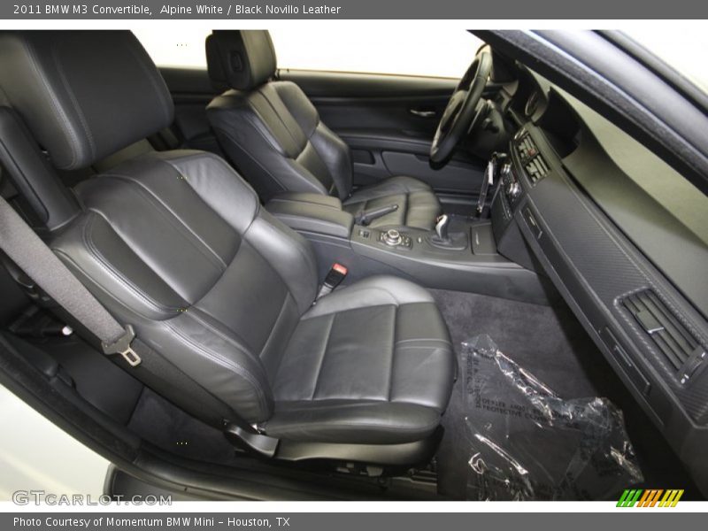 Alpine White / Black Novillo Leather 2011 BMW M3 Convertible