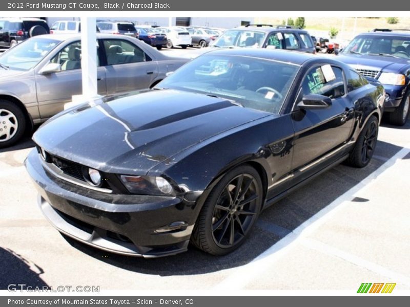 Black / Charcoal Black 2012 Ford Mustang GT Coupe