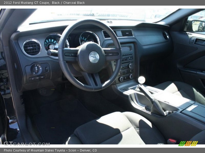 Black / Charcoal Black 2012 Ford Mustang GT Coupe