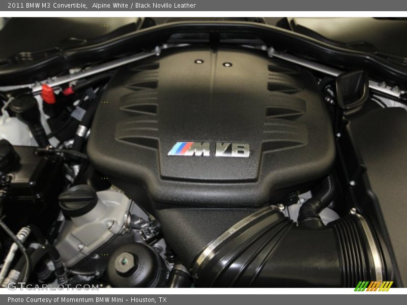Alpine White / Black Novillo Leather 2011 BMW M3 Convertible
