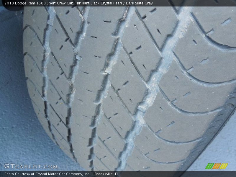 Brilliant Black Crystal Pearl / Dark Slate Gray 2010 Dodge Ram 1500 Sport Crew Cab