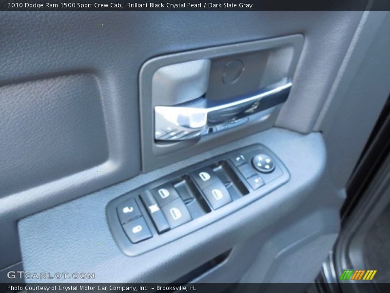 Brilliant Black Crystal Pearl / Dark Slate Gray 2010 Dodge Ram 1500 Sport Crew Cab