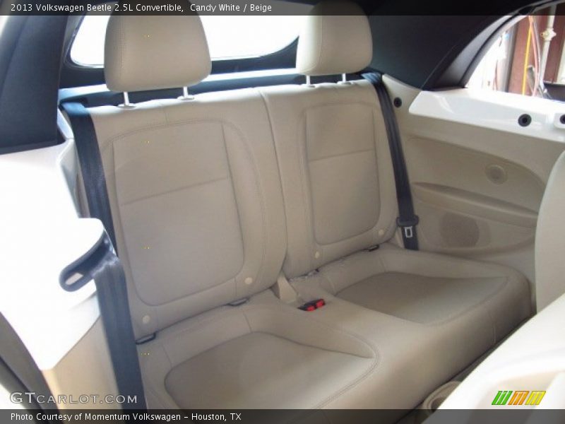 Candy White / Beige 2013 Volkswagen Beetle 2.5L Convertible