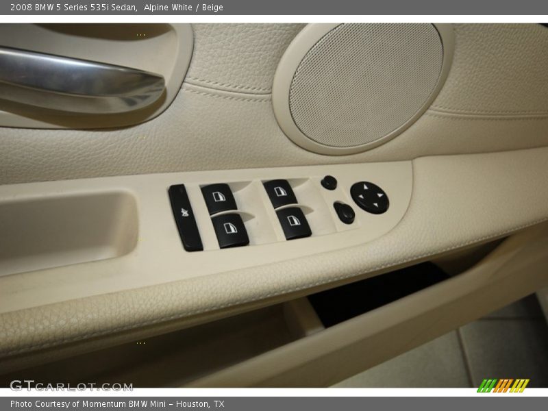 Alpine White / Beige 2008 BMW 5 Series 535i Sedan
