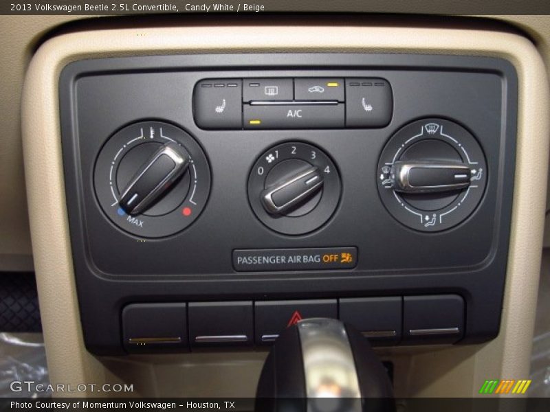 Candy White / Beige 2013 Volkswagen Beetle 2.5L Convertible