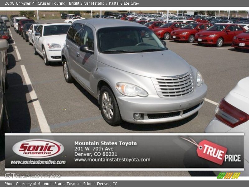 Bright Silver Metallic / Pastel Slate Gray 2008 Chrysler PT Cruiser Touring