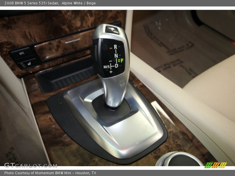 Alpine White / Beige 2008 BMW 5 Series 535i Sedan
