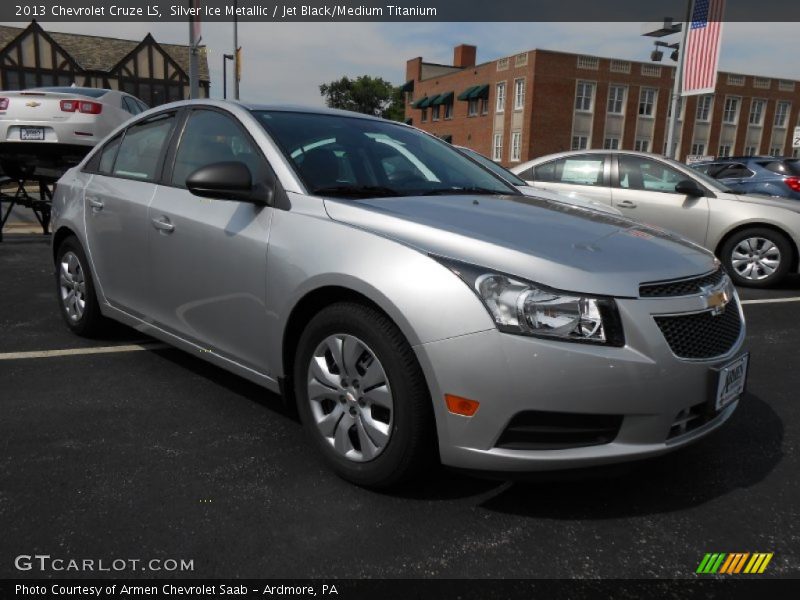 Silver Ice Metallic / Jet Black/Medium Titanium 2013 Chevrolet Cruze LS