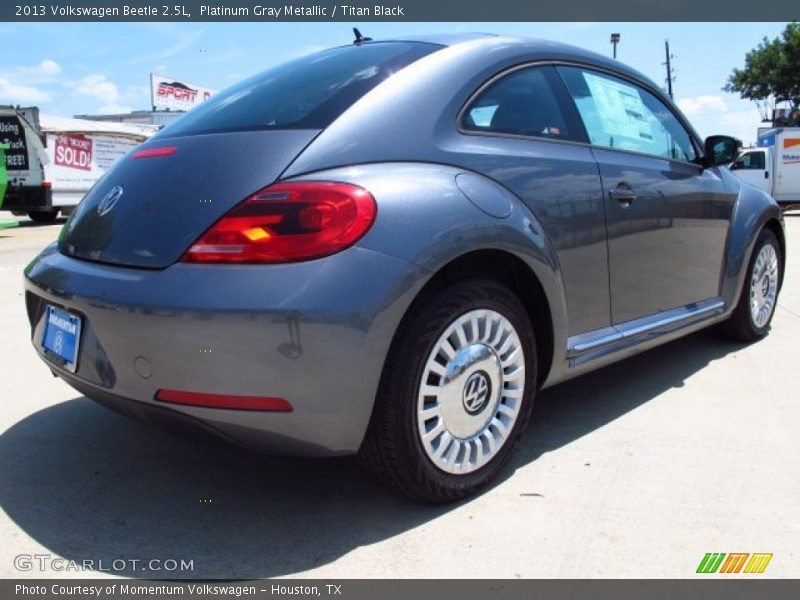 Platinum Gray Metallic / Titan Black 2013 Volkswagen Beetle 2.5L