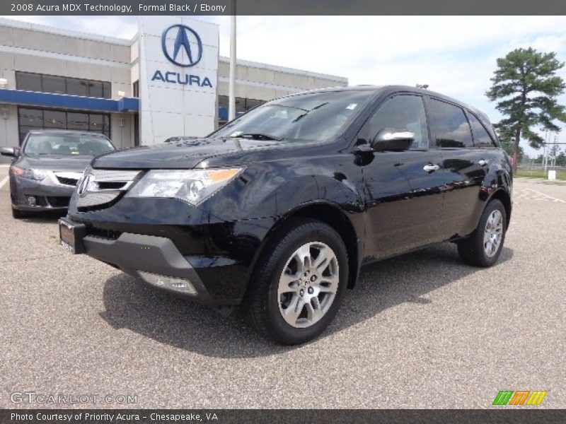 Formal Black / Ebony 2008 Acura MDX Technology