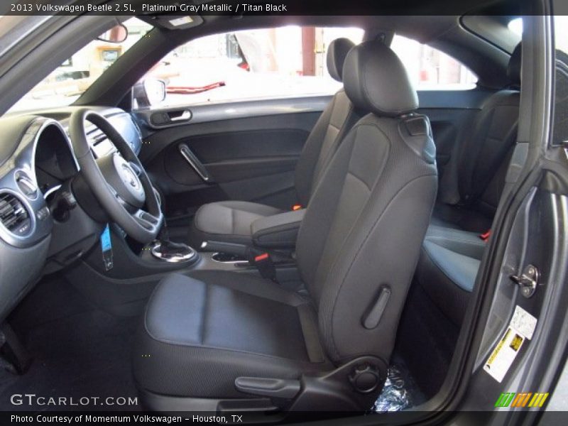 Platinum Gray Metallic / Titan Black 2013 Volkswagen Beetle 2.5L